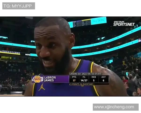 湖人险胜爵士，詹姆斯完美发挥砍下31分